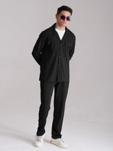 Premium Co-Ord Set Full Sleeve - Black - Drizzle.pk